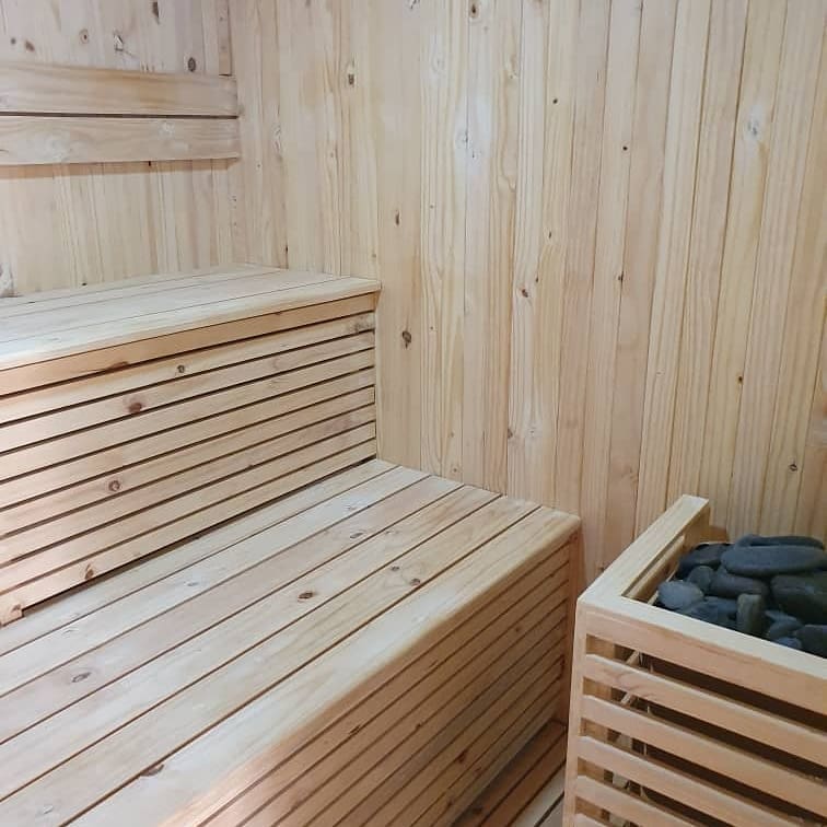 Wooden sauna